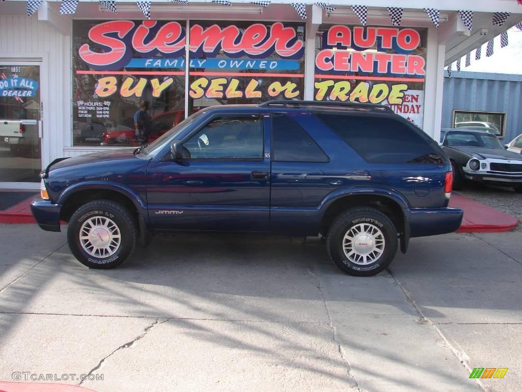 2001 Jimmy SLS 4x4 - Indigo Blue Metallic / Graphite photo #2