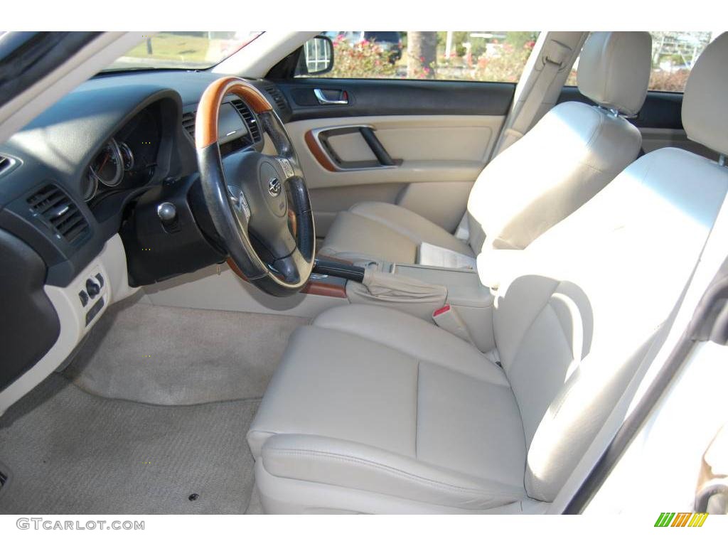 2005 Outback 3.0 R Sedan - Satin White Pearl / Taupe photo #7