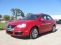 2010 Salsa Red Volkswagen Jetta SE Sedan  photo #1