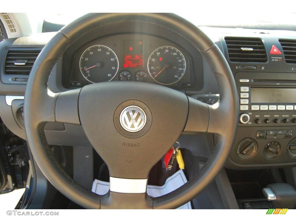 2009 Jetta SE Sedan - Blue Graphite Metallic / Anthracite photo #9