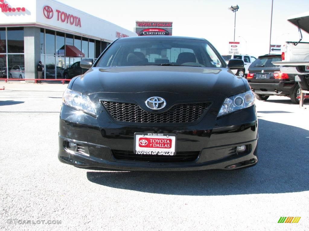 2007 Camry SE - Black / Dark Charcoal photo #3