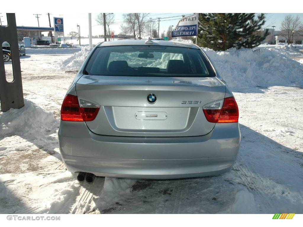 2006 3 Series 325i Sedan - Titanium Silver Metallic / Black Dakota Leather photo #7