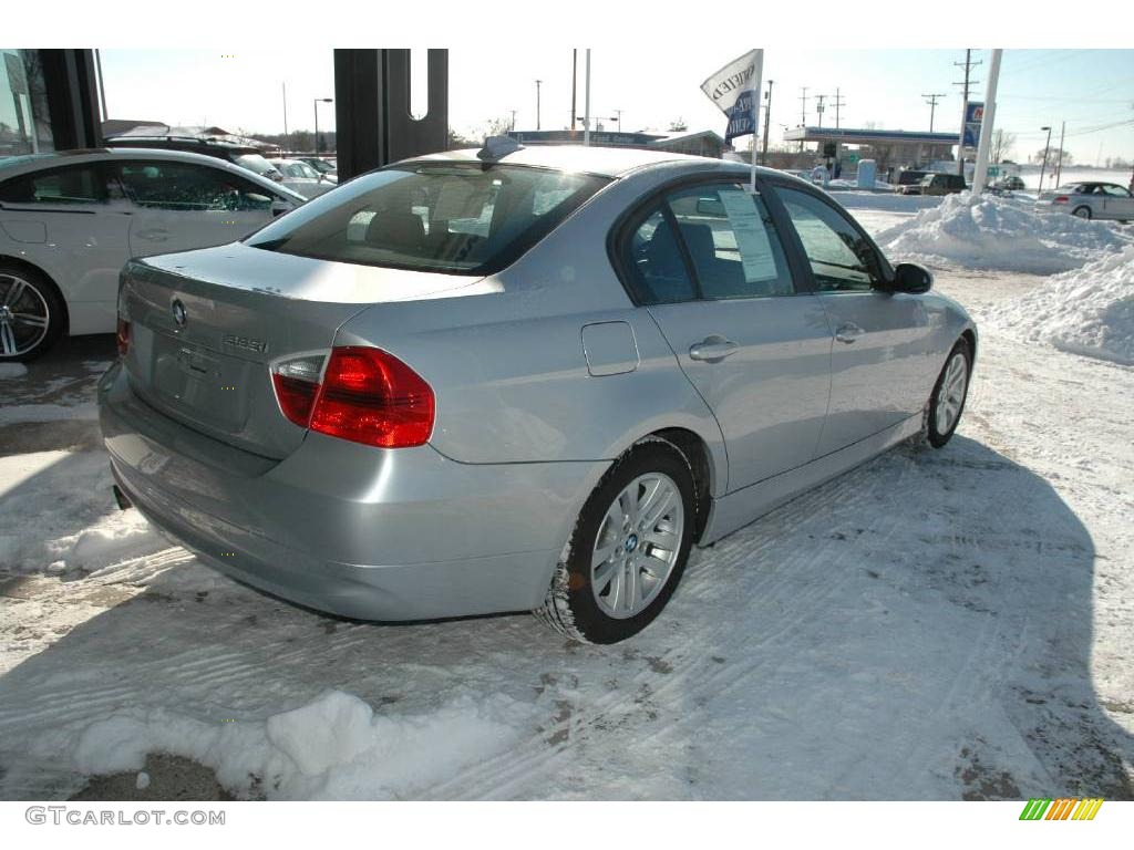 2006 3 Series 325i Sedan - Titanium Silver Metallic / Black Dakota Leather photo #8