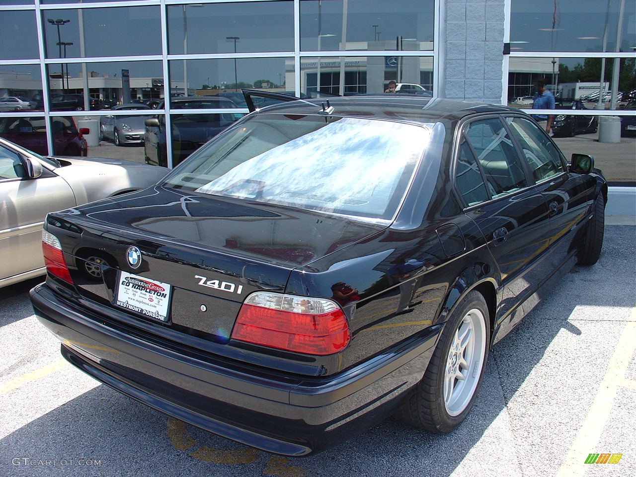 2001 7 Series 740i Sedan - Black / Black photo #20
