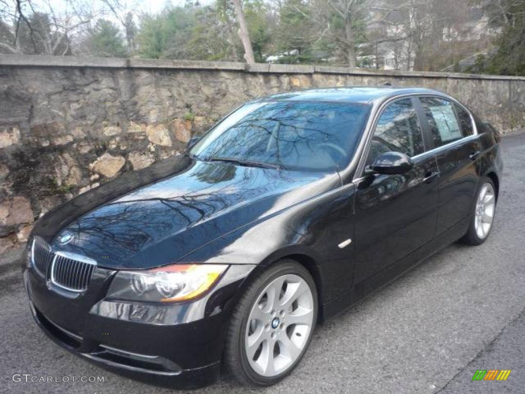 2006 3 Series 330i Sedan - Jet Black / Black photo #2