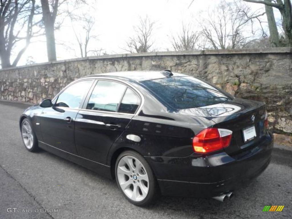 2006 3 Series 330i Sedan - Jet Black / Black photo #4