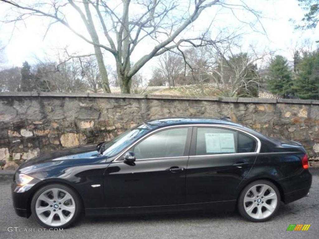 2006 3 Series 330i Sedan - Jet Black / Black photo #6