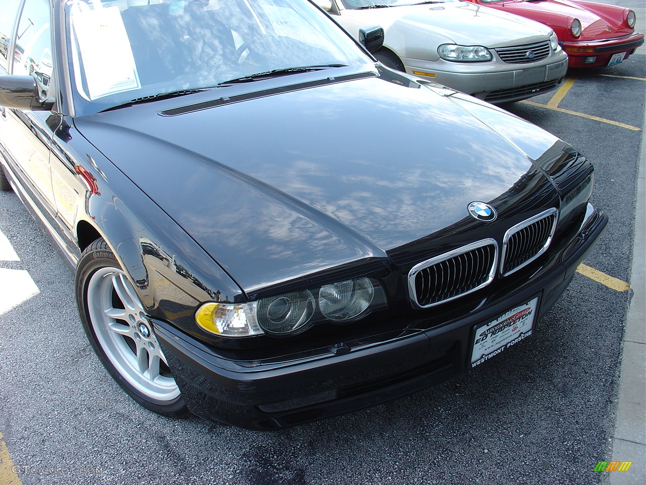 2001 7 Series 740i Sedan - Black / Black photo #1