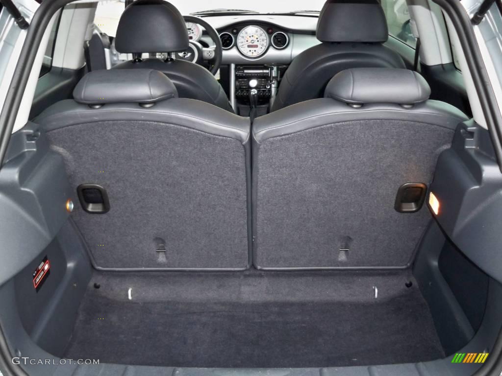 2005 Cooper Hardtop - Pure Silver Metallic / Black/Panther Black photo #8