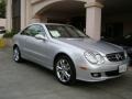 2007 Iridium Silver Metallic Mercedes-Benz CLK 350 Coupe  photo #1