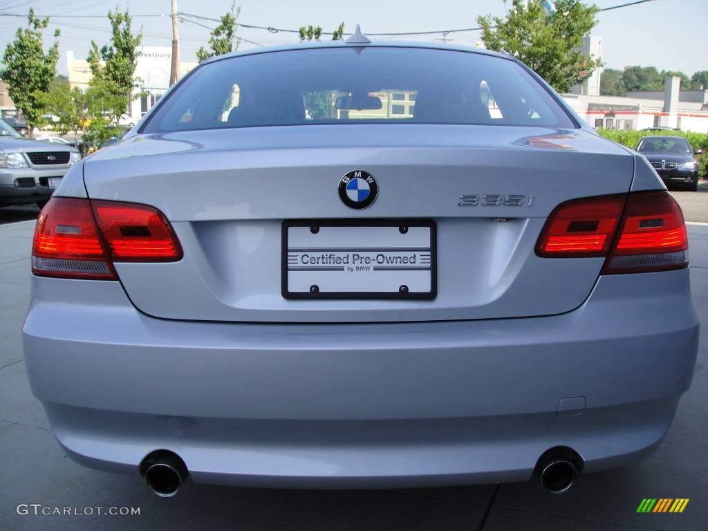 2007 3 Series 335i Coupe - Titanium Silver Metallic / Black photo #5