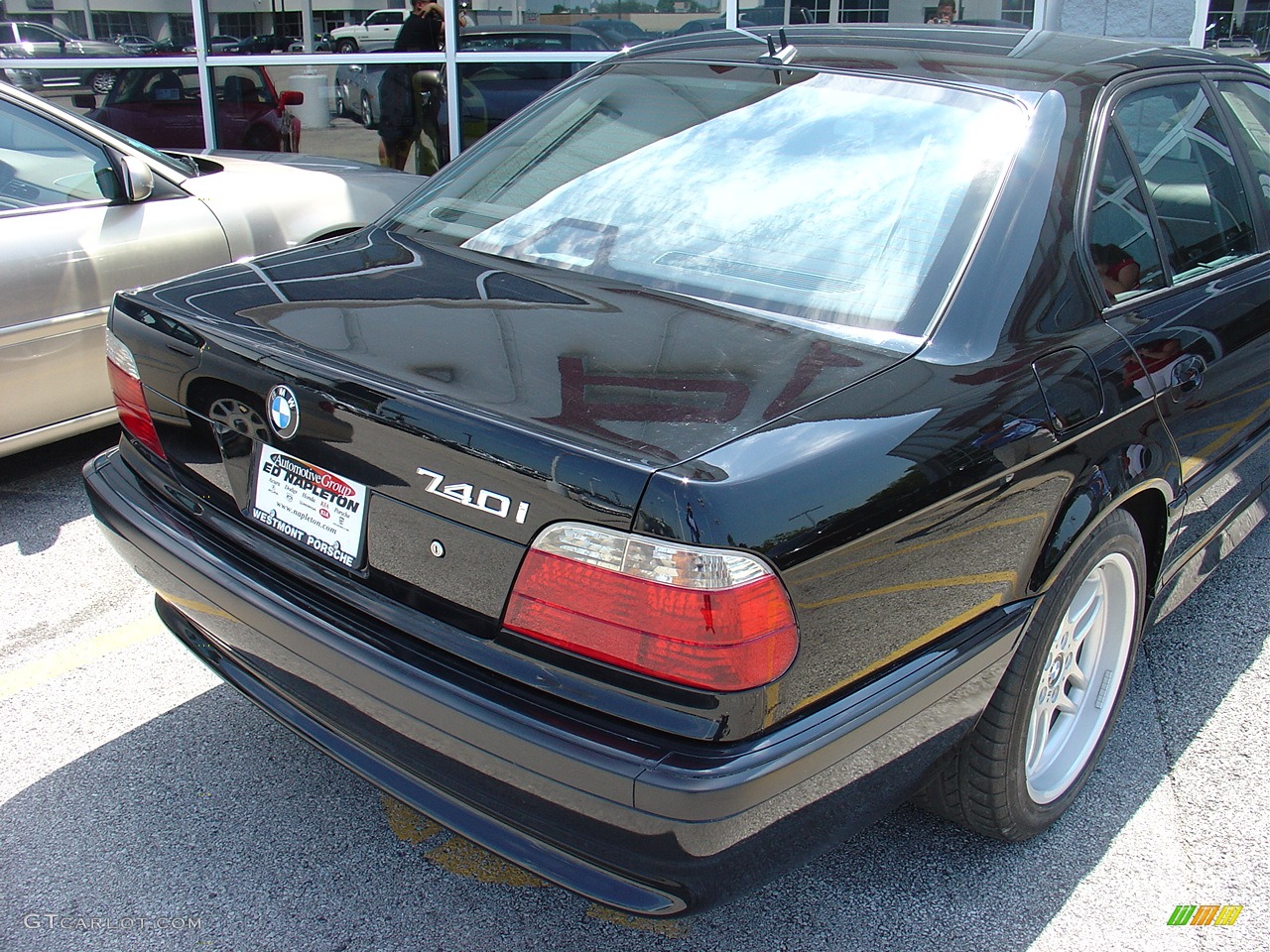 2001 7 Series 740i Sedan - Black / Black photo #22