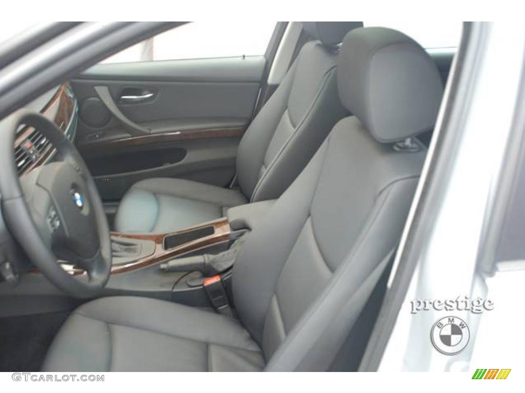 2009 3 Series 328xi Sedan - Titanium Silver Metallic / Black photo #4