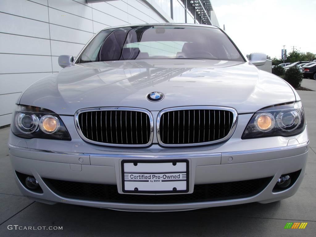 2006 7 Series 750Li Sedan - Titanium Silver Metallic / Black/Black photo #2