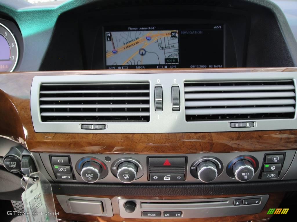 2006 7 Series 750Li Sedan - Titanium Silver Metallic / Black/Black photo #14