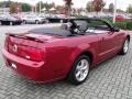 2008 Dark Candy Apple Red Ford Mustang GT Premium Convertible  photo #5