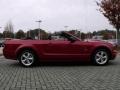 2008 Dark Candy Apple Red Ford Mustang GT Premium Convertible  photo #6