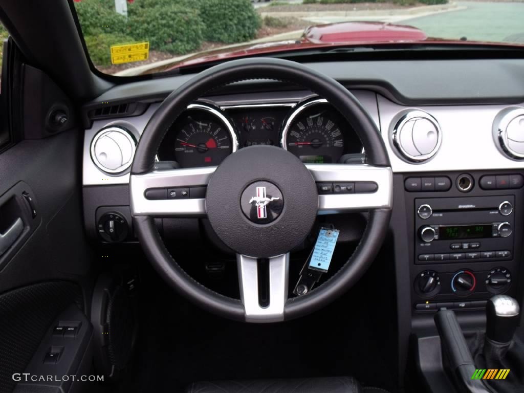 2008 Mustang GT Premium Convertible - Dark Candy Apple Red / Dark Charcoal photo #16