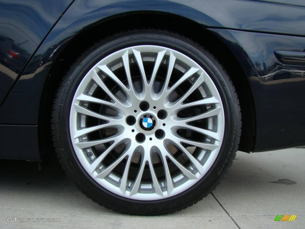 2007 7 Series 750Li Sedan - Monaco Blue Metallic / Natural Brown photo #6