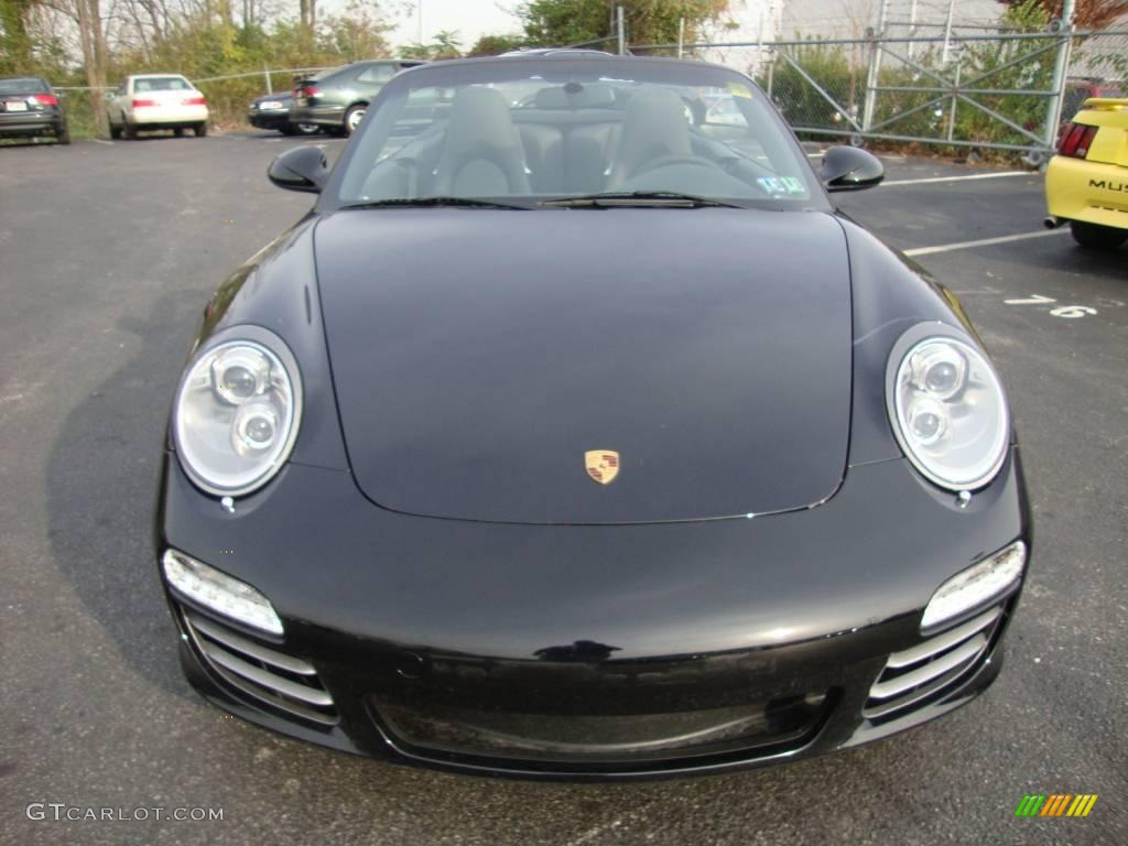 2010 911 Carrera 4S Cabriolet - Black / Black photo #3