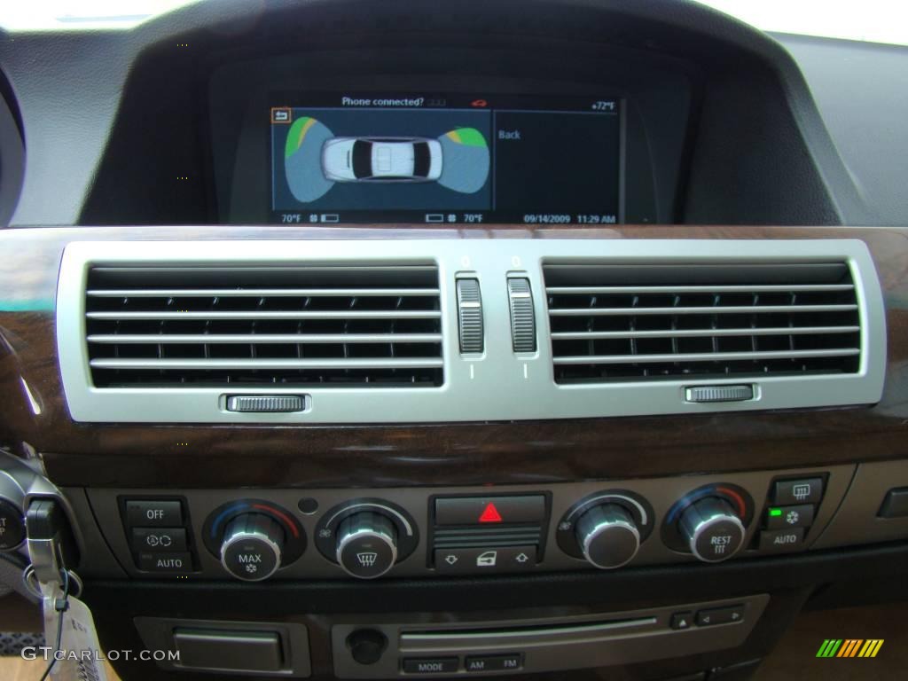 2007 7 Series 750Li Sedan - Monaco Blue Metallic / Natural Brown photo #13