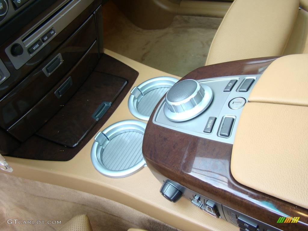 2007 7 Series 750Li Sedan - Monaco Blue Metallic / Natural Brown photo #14