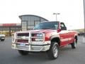 2003 Victory Red Chevrolet Silverado 2500HD LS Extended Cab 4x4  photo #2