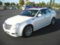 2010 White Diamond Tricoat Cadillac CTS 3.6 Sedan  photo #3