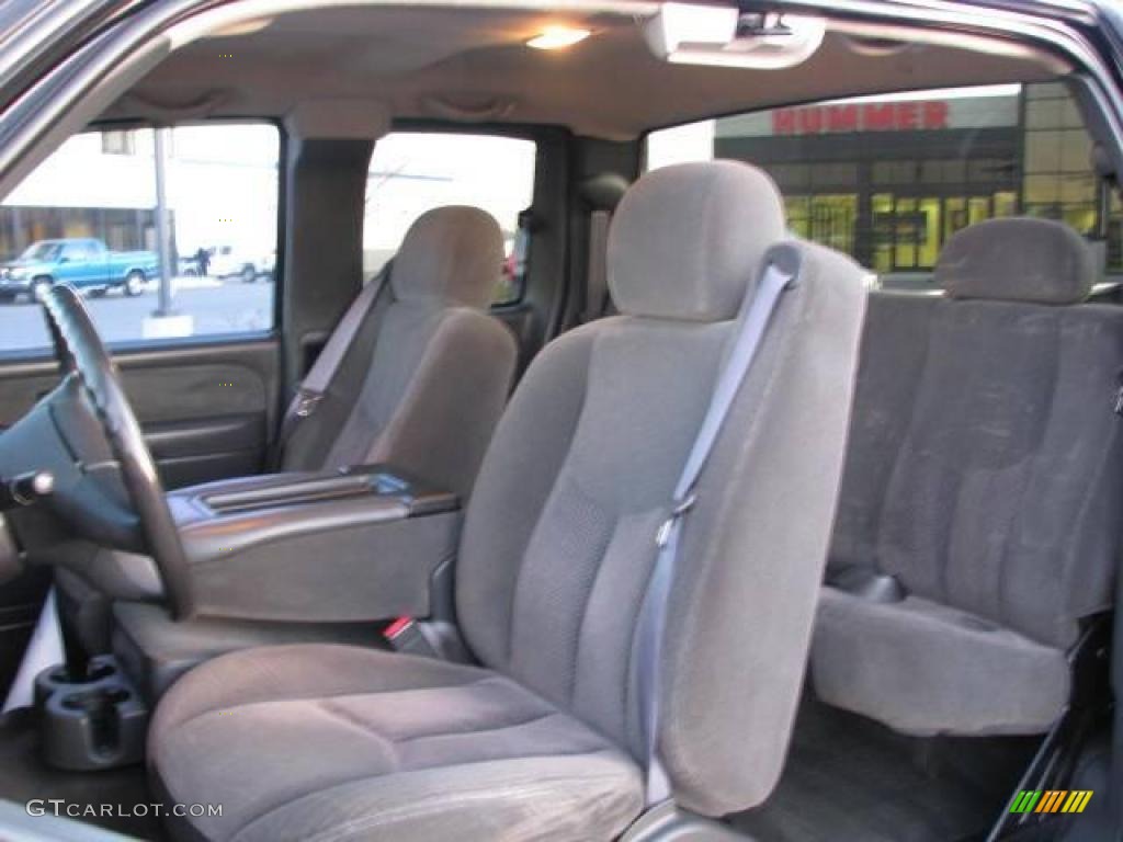 2003 Silverado 2500HD LS Extended Cab 4x4 - Black / Dark Charcoal photo #9