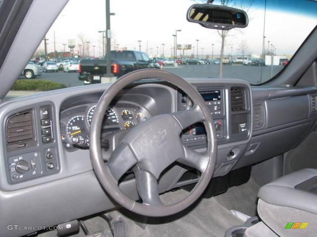 2003 Silverado 2500HD LS Extended Cab 4x4 - Black / Dark Charcoal photo #10