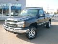 2004 Dark Gray Metallic Chevrolet Silverado 1500 LS Regular Cab 4x4  photo #1