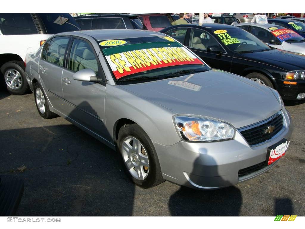 2006 Malibu LT Sedan - Silverstone Metallic / Titanium Gray photo #3