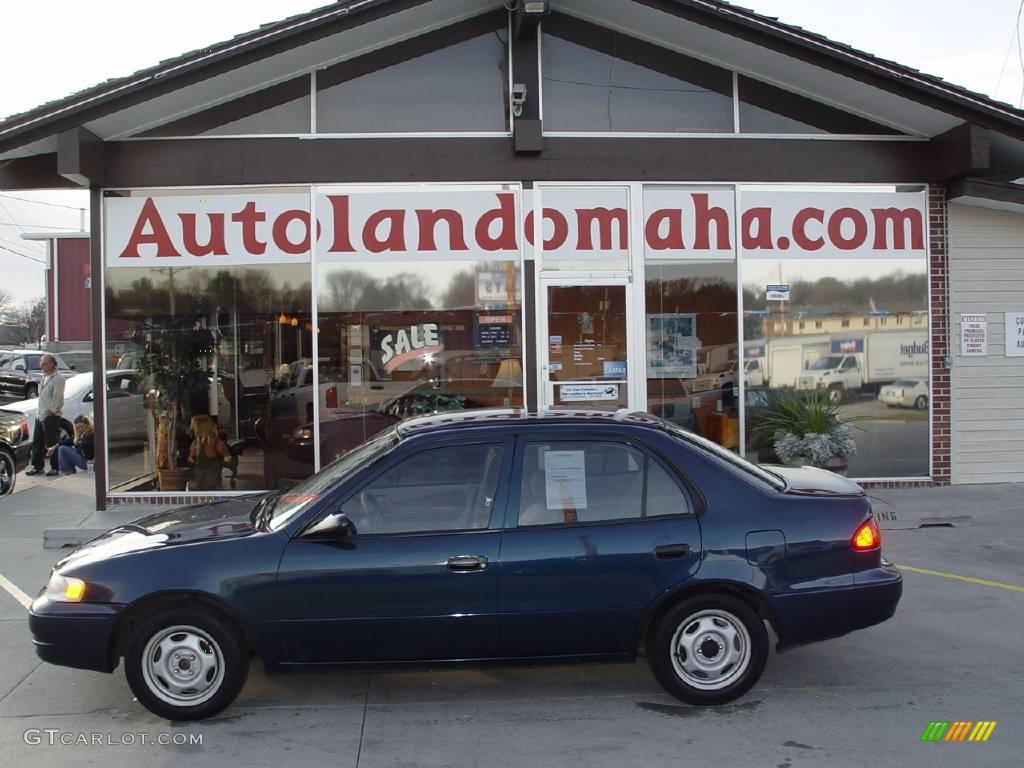 1998 Corolla VE - Dark Blue Pearl / Beige photo #1