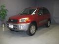 2003 Impulse Red Toyota RAV4 4WD  photo #1