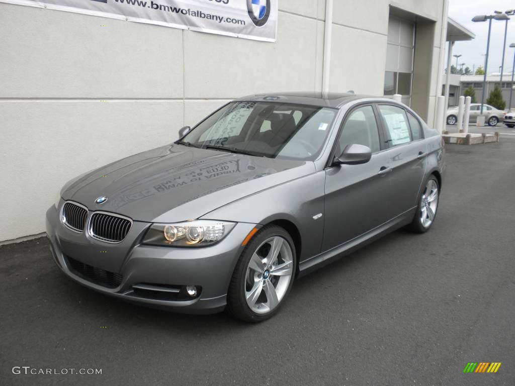 2009 3 Series 335i Sedan - Space Grey Metallic / Black Dakota Leather photo #2