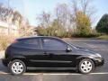 2002 Pitch Black Ford Focus ZX3 Coupe  photo #7
