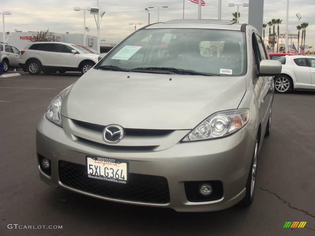 2007 MAZDA5 Touring - True Silver Metallic / Black photo #2