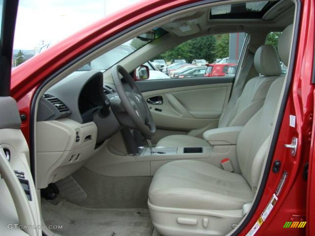 2008 Camry Hybrid - Barcelona Red Metallic / Bisque photo #7