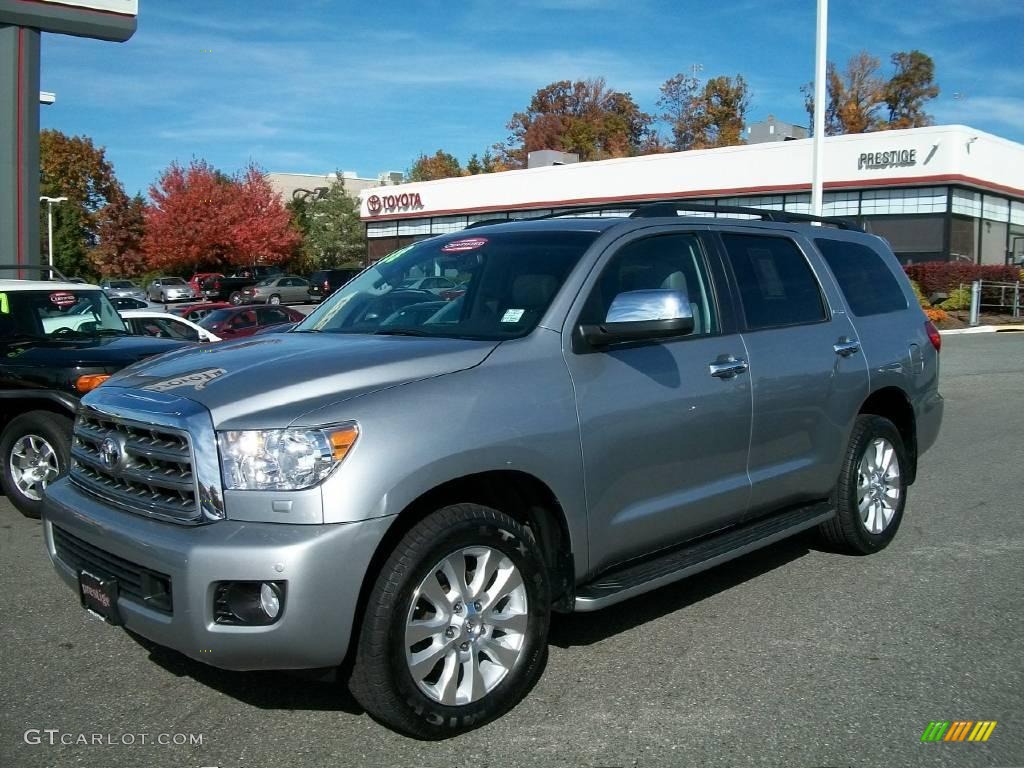 Silver Sky Metallic Toyota Sequoia