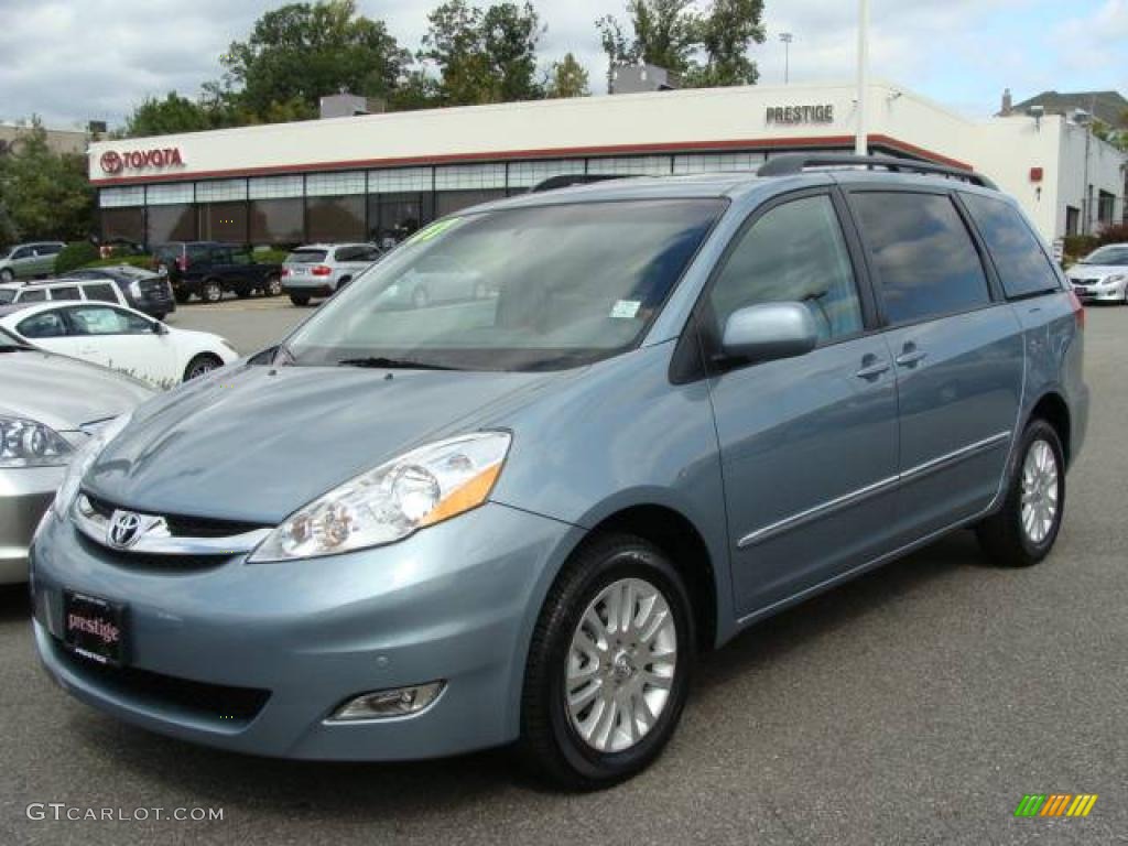 2007 Sienna XLE Limited AWD - Blue Mirage Metallic / Stone photo #1