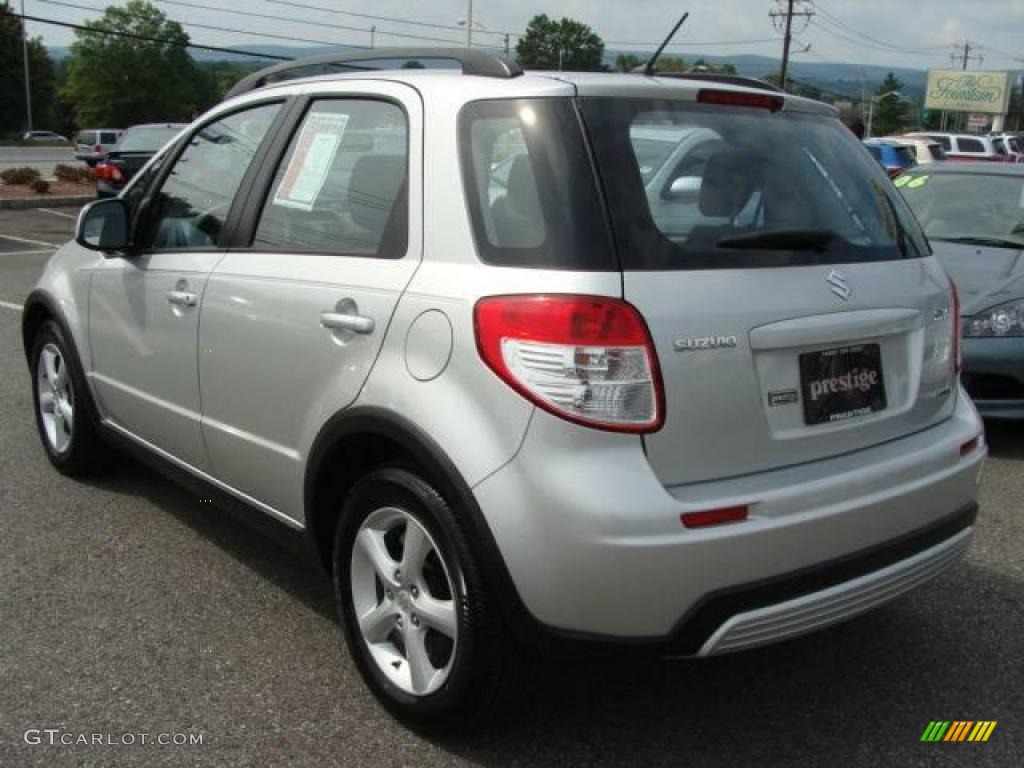 2008 SX4 Crossover AWD - Quicksilver Metallic / Black photo #4