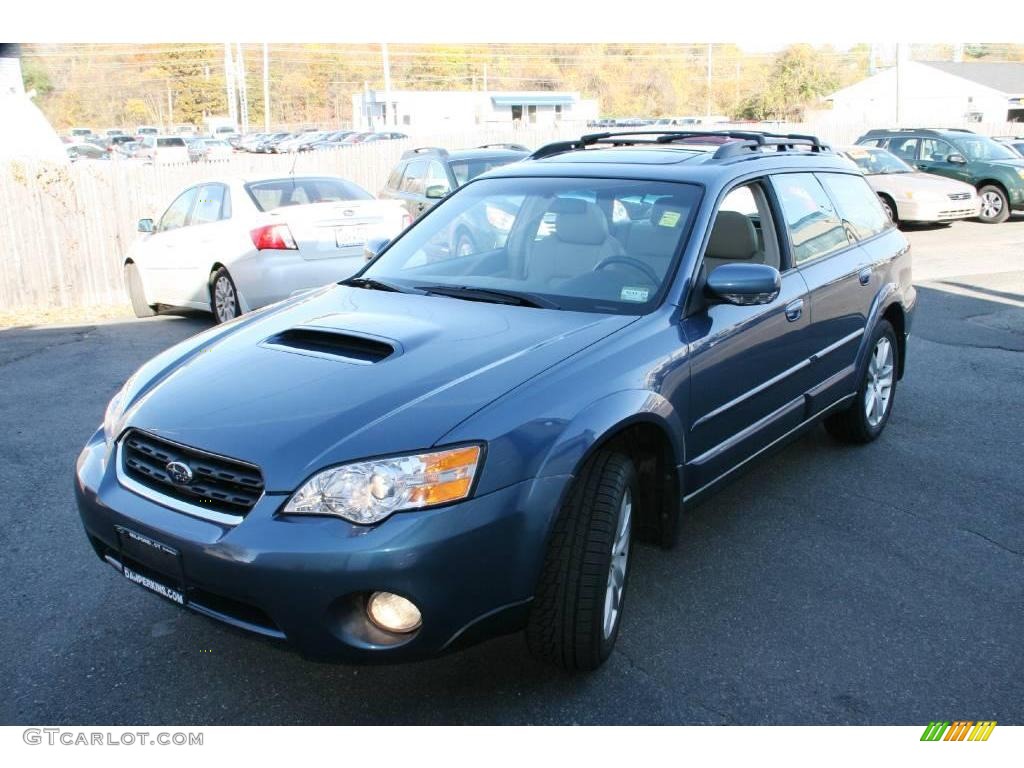 2006 Outback 2.5 XT Limited Wagon - Atlantic Blue Pearl / Taupe photo #1
