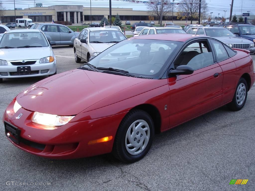 2000 S Series SC1 Coupe - Medium Red / Gray photo #1