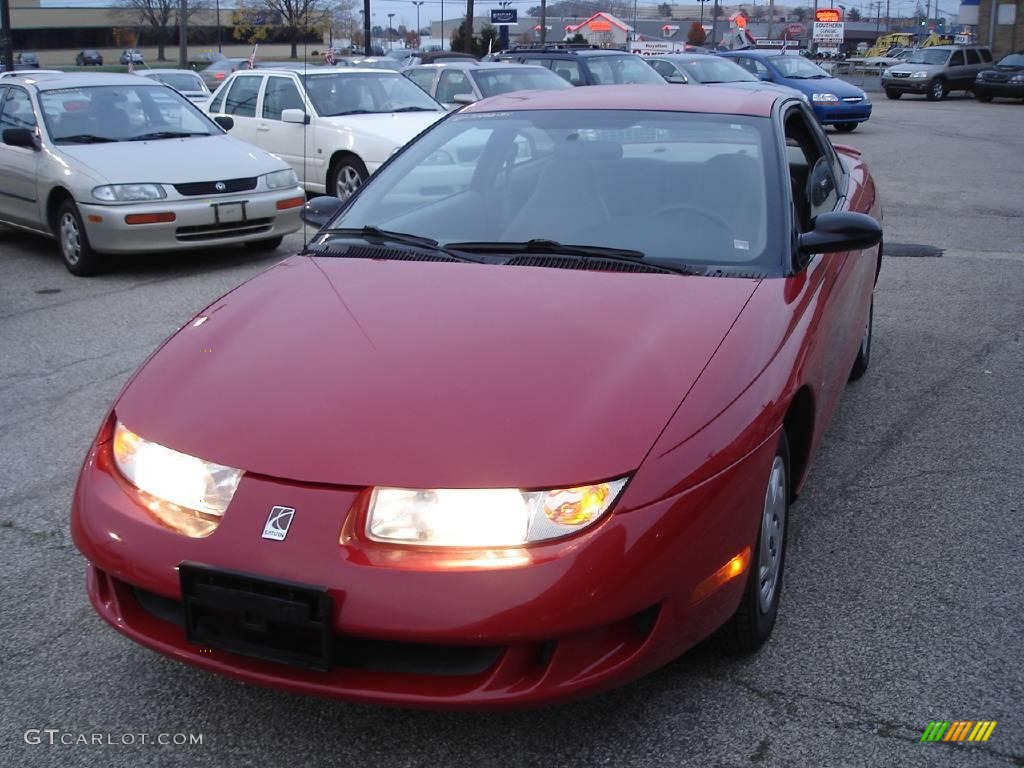 2000 S Series SC1 Coupe - Medium Red / Gray photo #2
