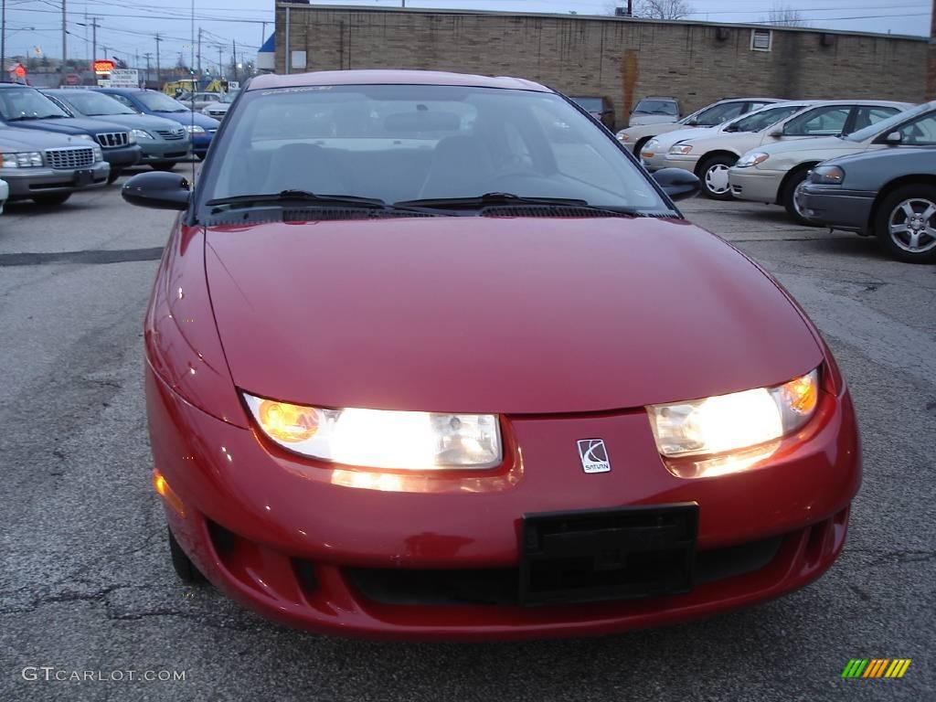 2000 S Series SC1 Coupe - Medium Red / Gray photo #3