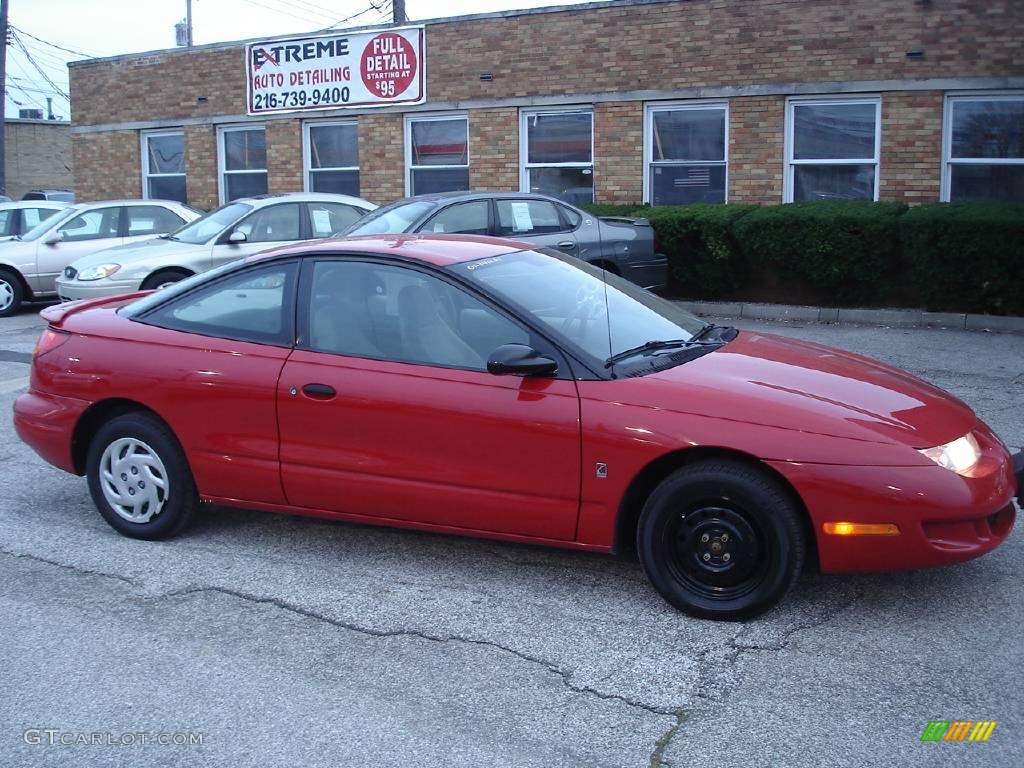 2000 S Series SC1 Coupe - Medium Red / Gray photo #4