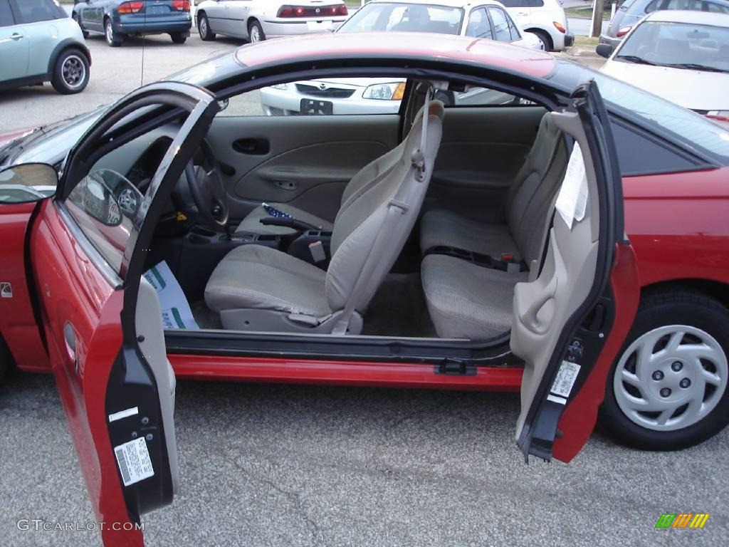 2000 S Series SC1 Coupe - Medium Red / Gray photo #8