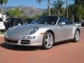 Arctic Silver Metallic 2008 Porsche 911 Carrera 4 Cabriolet