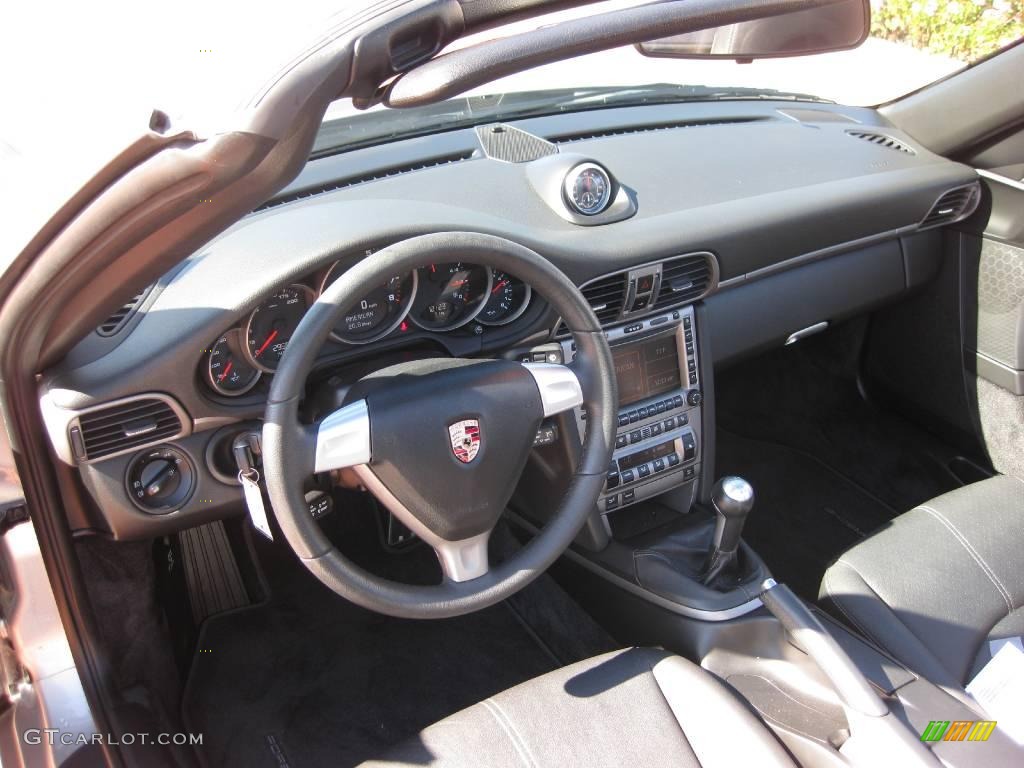 2008 911 Carrera 4 Cabriolet - Arctic Silver Metallic / Black photo #14