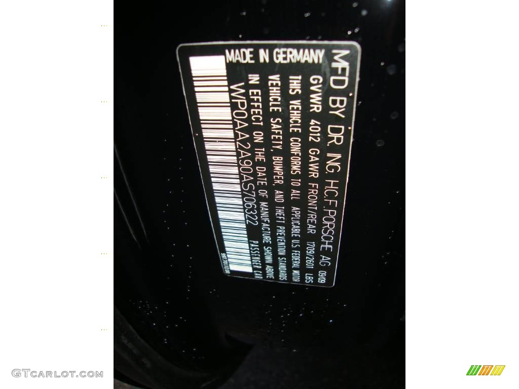 2010 911 Carrera Coupe - Black / Black photo #36